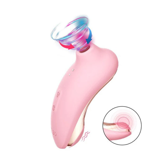 The 2 in 1 Clitoral Sucking Flap Vibrator