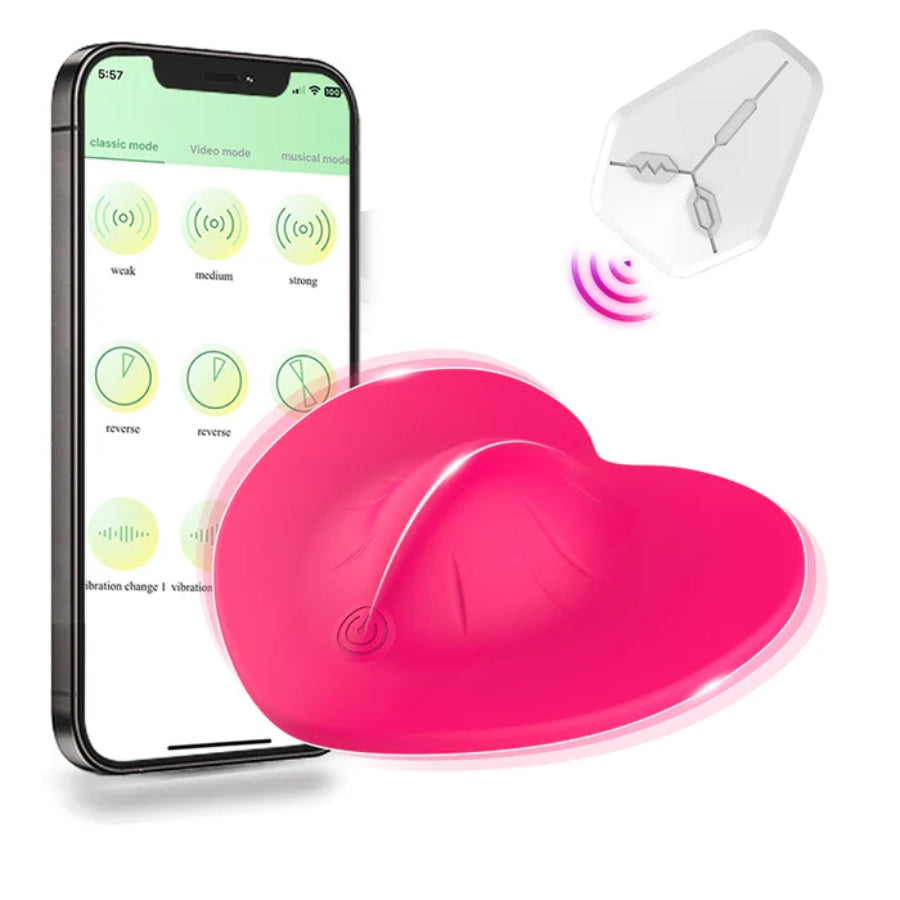 APP - Vibrating Silicone Pad Love Egg Vibrator