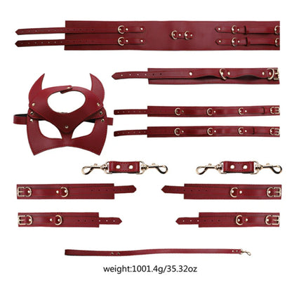 The BDSM 7 Piece Bed Bondage Kit