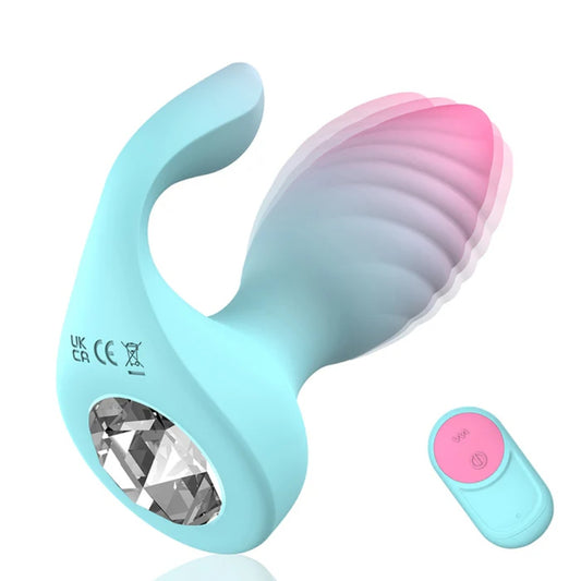 The Remote Control Colored Vibrating Butt Plug