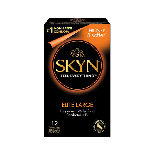 Lifestyles Skyn Elite Large Lubricated Condoms - 12 Pack