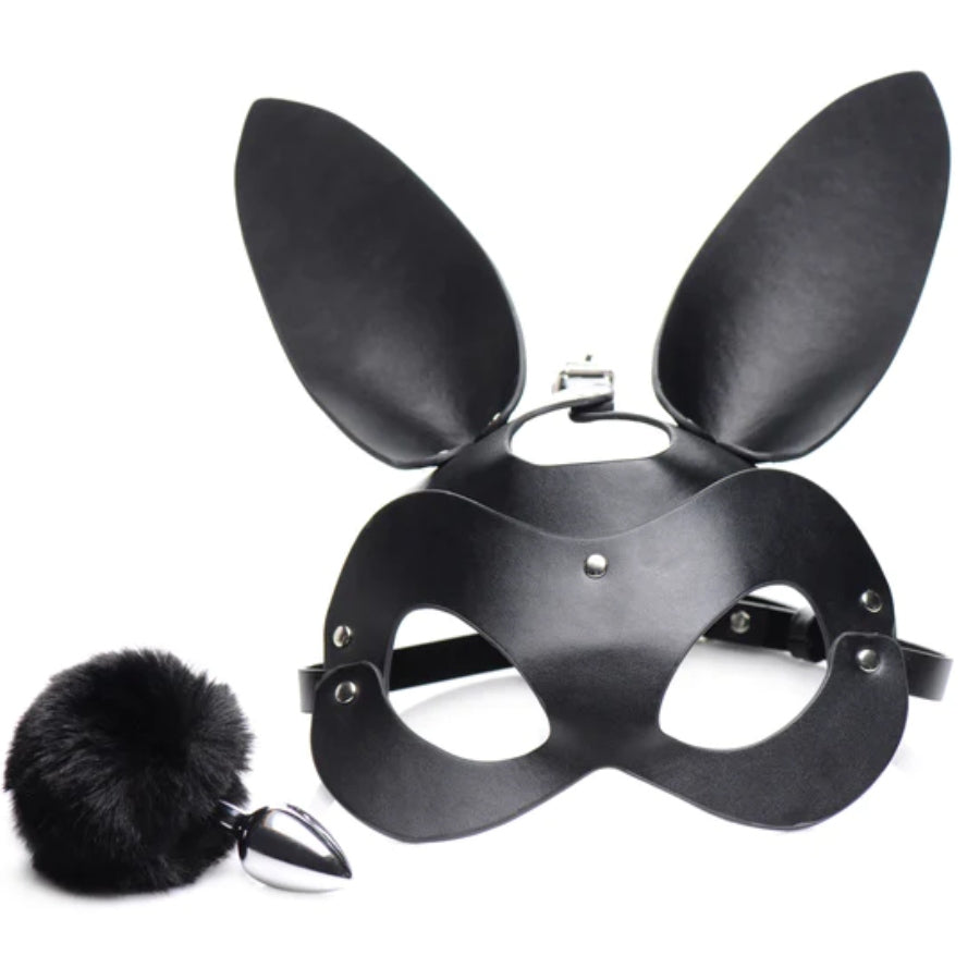 Tailz Bunny Mask With Plug