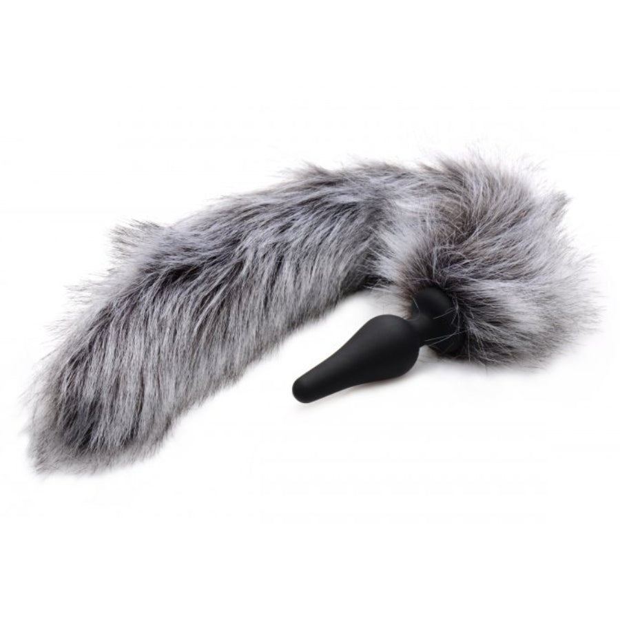 Tailz - Wolf Tail & Ears Set-Grey