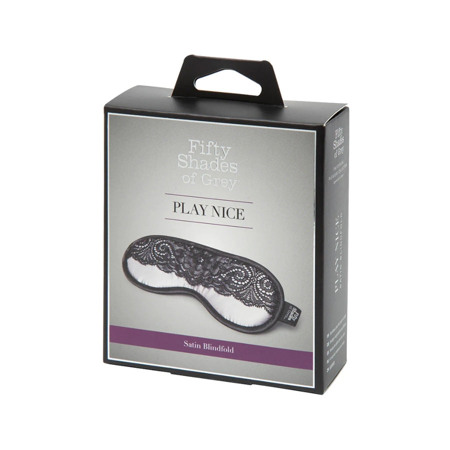 Fifty Shades of Grey Play Nice Satin & Lace Blindfold