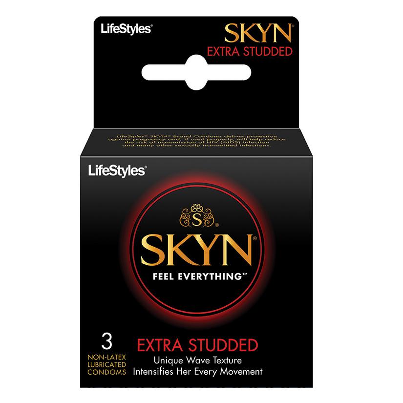 Lifestyles Skyn Extra Studded 3 Pk