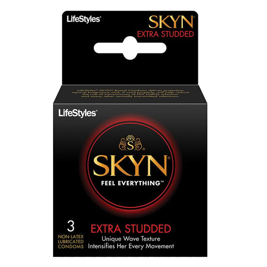 Lifestyles Skyn Extra Studded 3 Pk